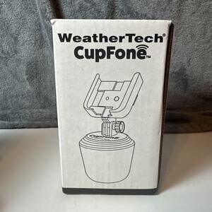 WeatherTech CupFone Universal Adjustable‎ Cup Holder Car Mount for Cell Phones